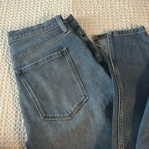 Banana Republic skinny jeans with slit